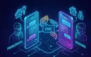 chatujte s nájemcem